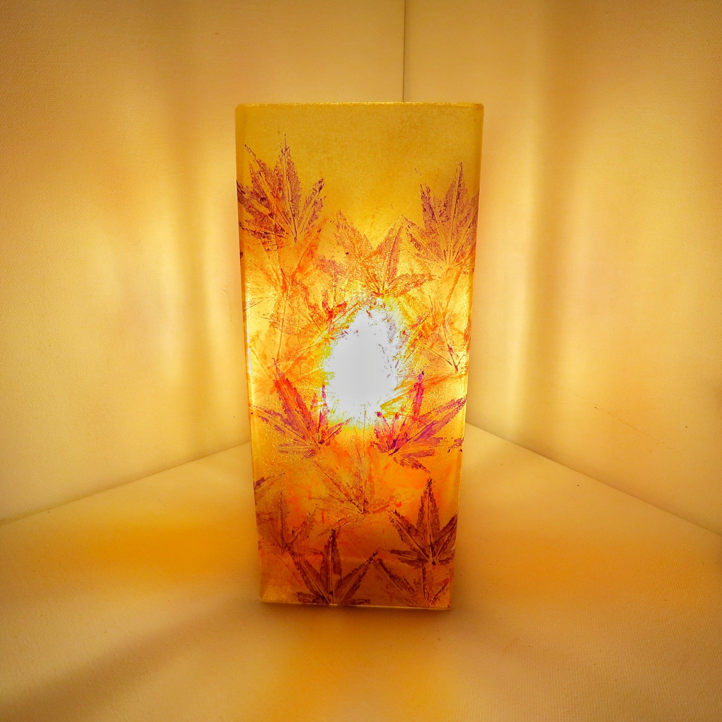Warm light table lamp hygge vibes handmade Unique
