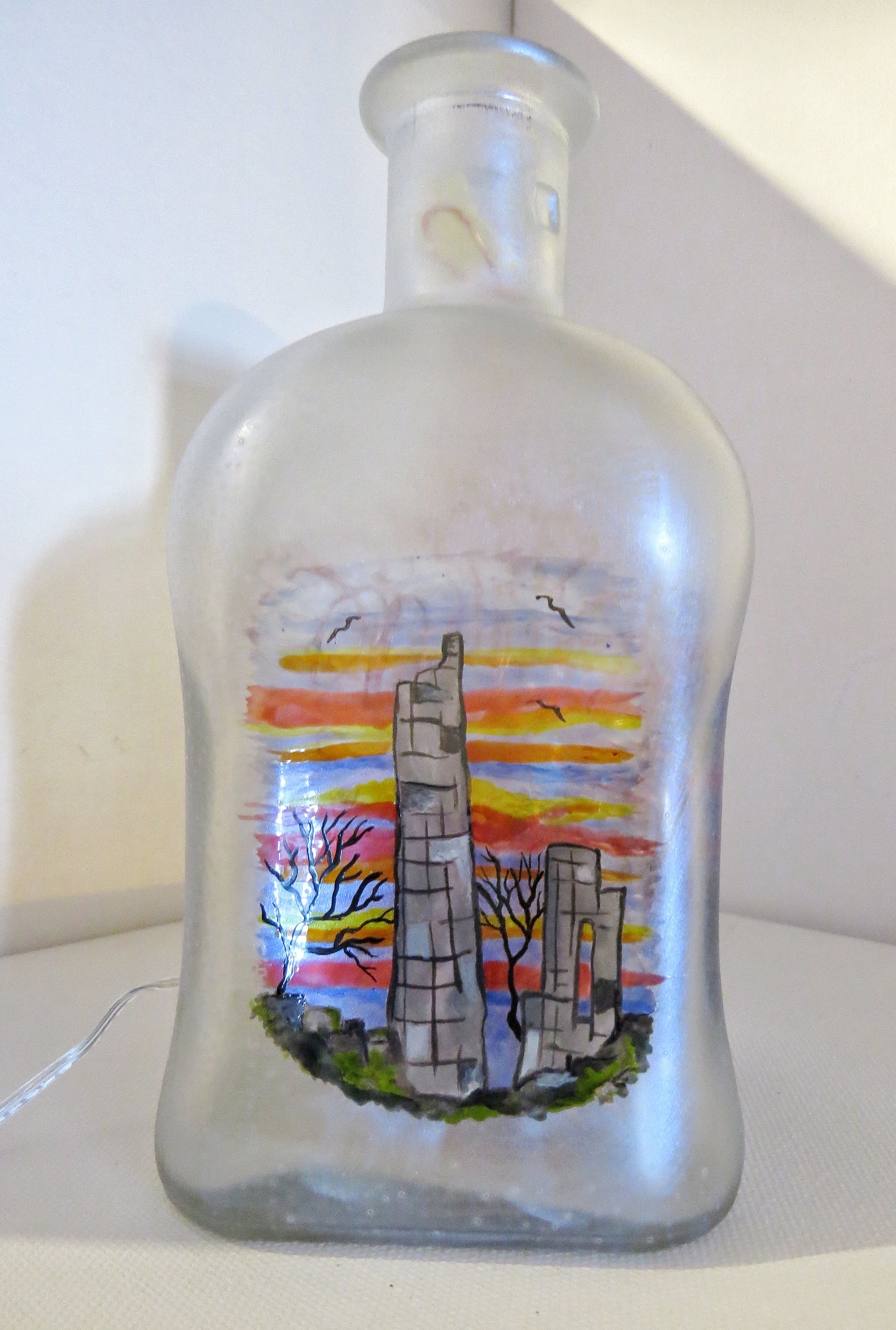 Tin mines, Cornwall, art, low energy, handmade, unique, home gift