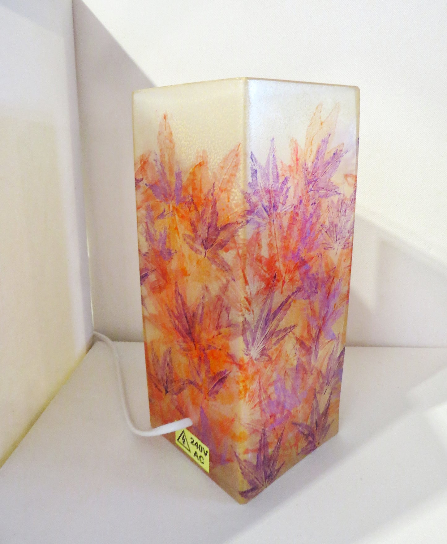 Handmade Sustainable Art from Cornwall Lamp Maple